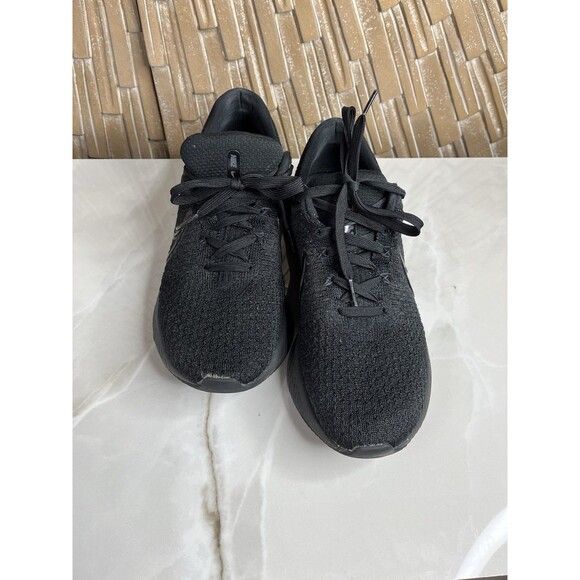 Nike React Infinity Run Flyknit 3 Triple Black DH5392-005 Sneakers Shoes Men 9.5 - Picture 6 of 11